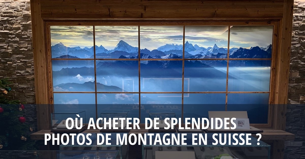 Splendide panorama de montagnes Suisse