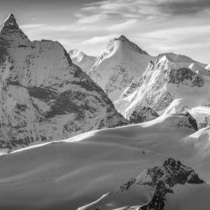 Tableau panorama paysage montagne -
