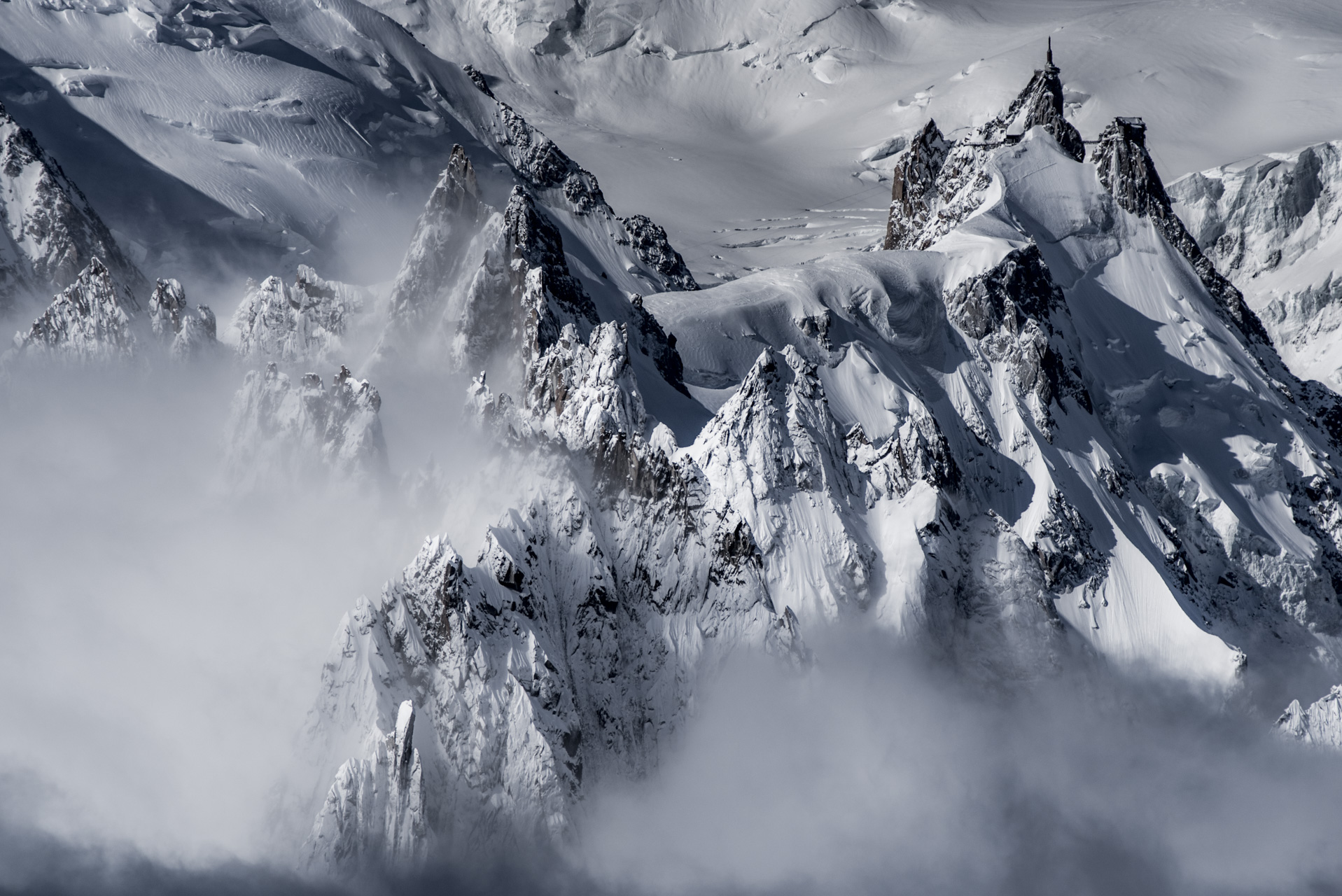 Photo montagne Aiguille du midi-Aiguilles Chamonix - Mont Blanc