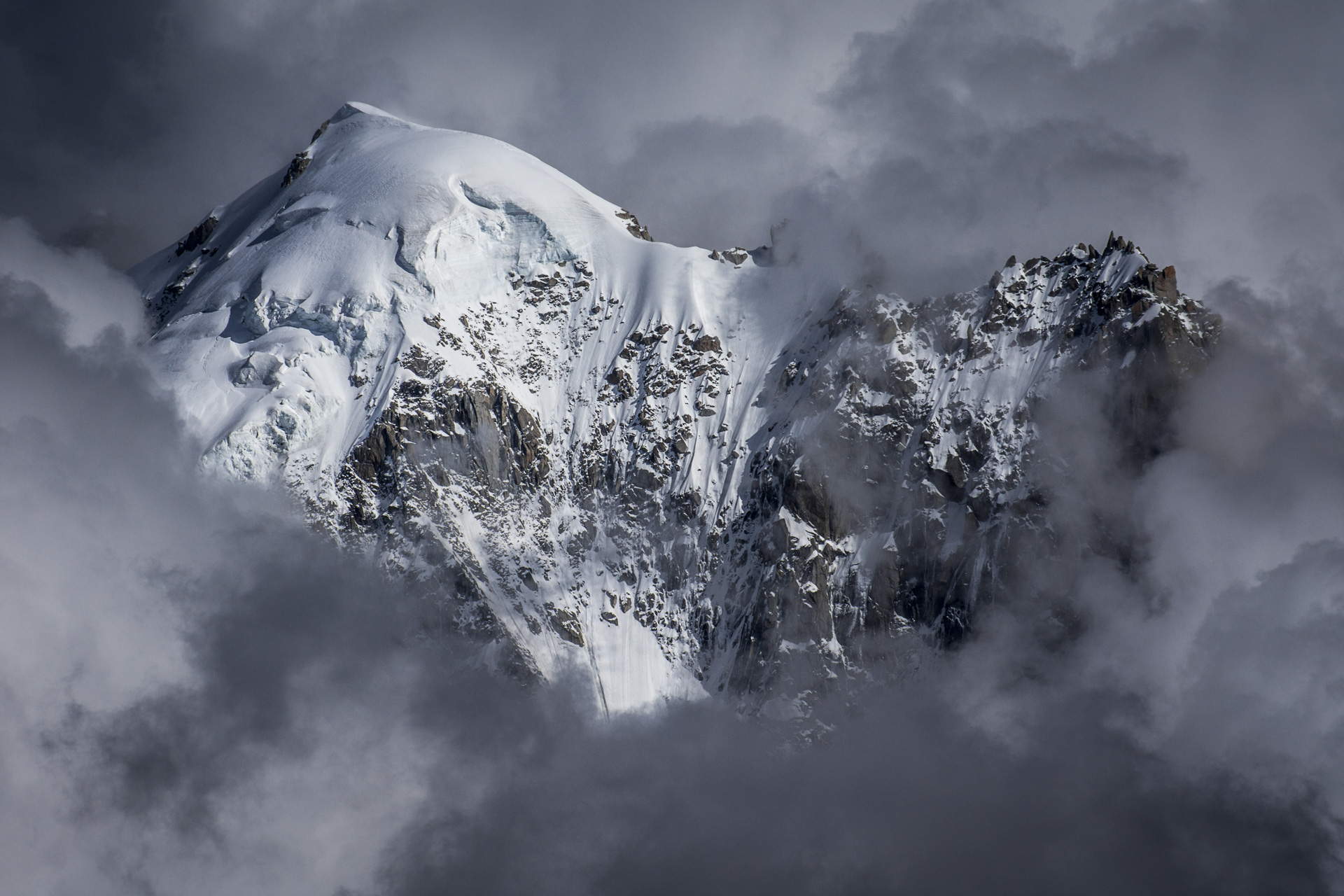 Photo montagne massif du Mont Blanc - Aiguille Verte