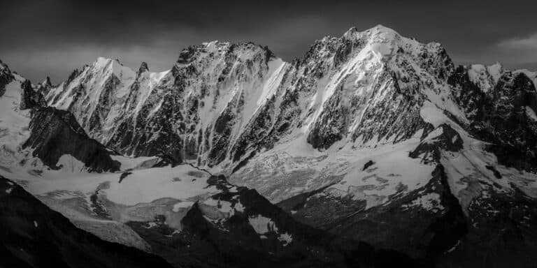 Foto Massiv Mont Blanc - Aiguille Verte, Gerade, Kurze