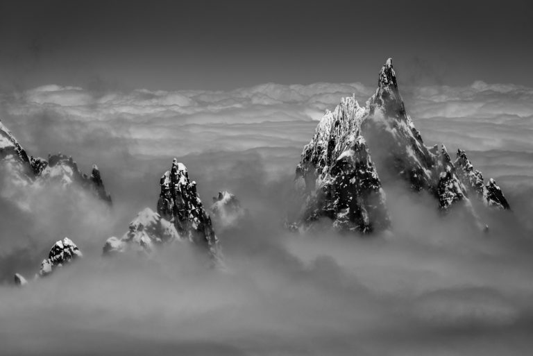 Aiguille du midi à Chamonix - Fantasma Peak