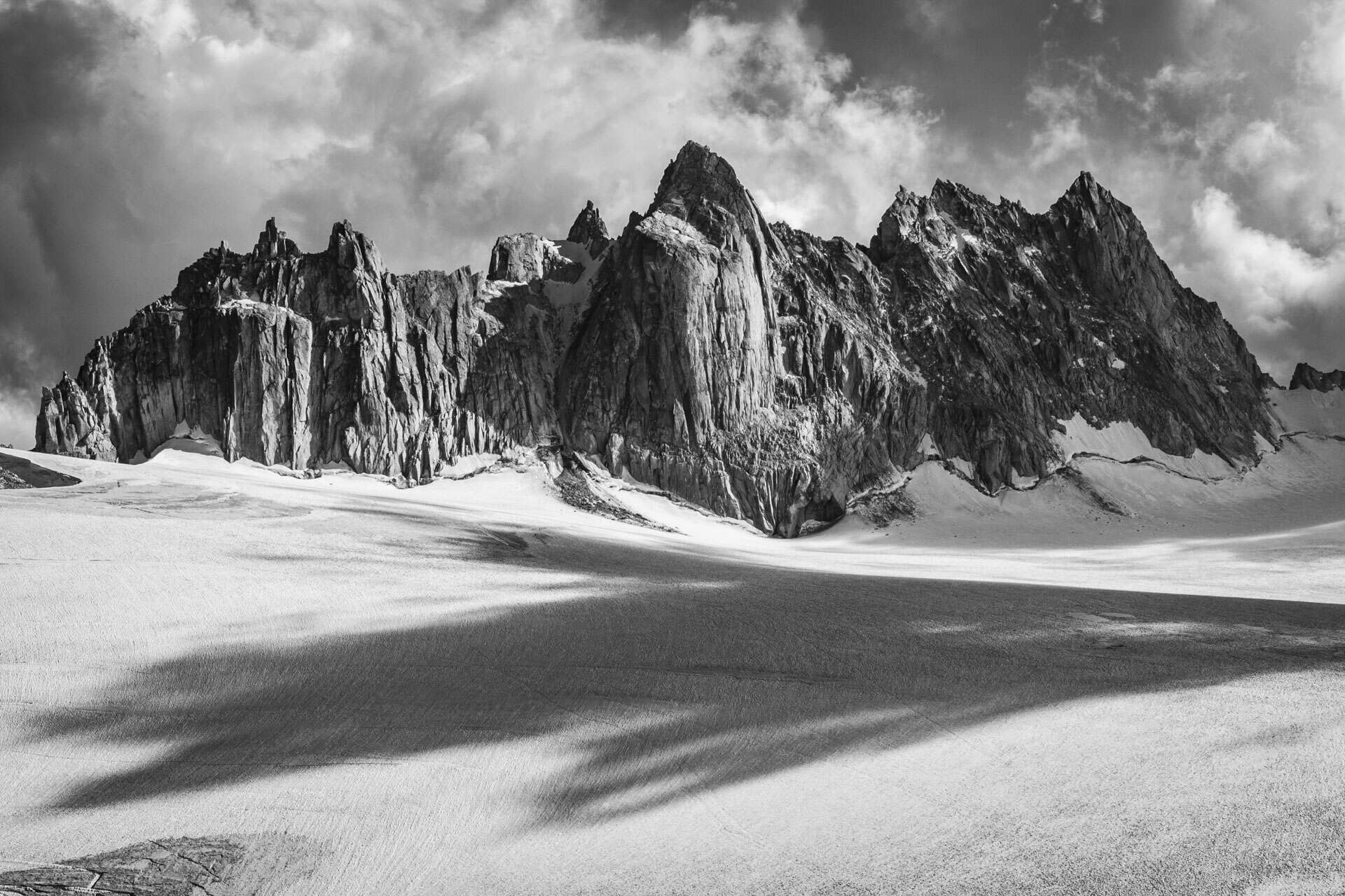 Photos montagne Mont-Blanc -Photo Alpes - Photo Aiguilles dorées depuis Trient