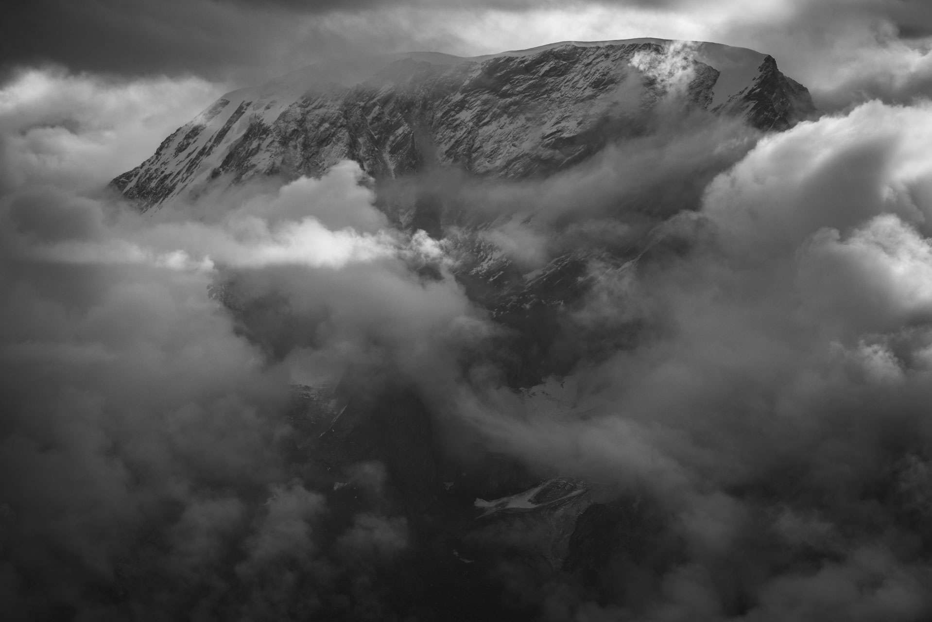 Photo montagne Alpes suisses Vallée Zermatt- Alphubel