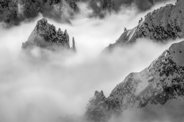 Photo massif Mont Blanc - Photo de montagne - La Brenva