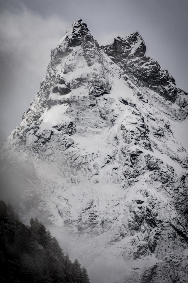 Val d&#039;Anniviers - Besso Seen from Zinal - Crans Montana