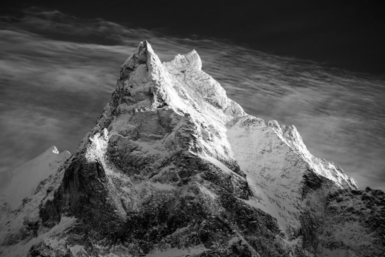 Foto Val d&#039;Anniviers - Bild Berg Besso gesehen von Zinal