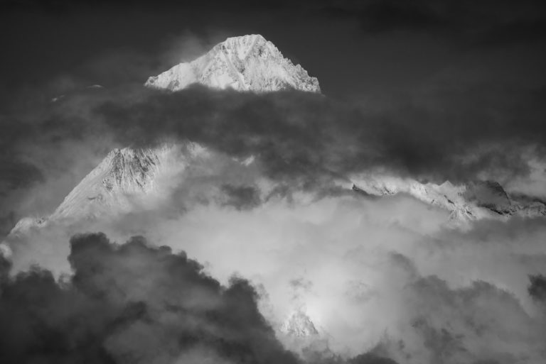 Photo paysage de montagne - Alpes Bernoises Suisses - Bietschorn