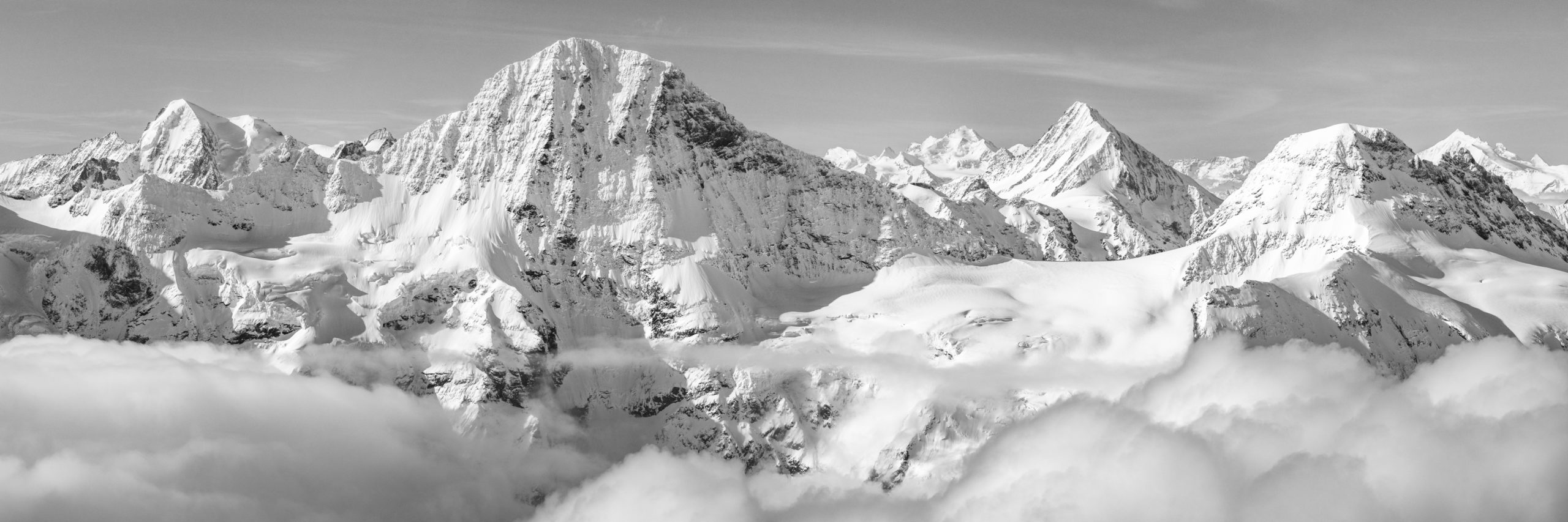 Panorama montagne Alpes Breithorn - Grindelwald -