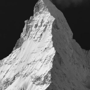 Mont Cervin Suisse enneigé - Photo du Cervin vu de Findelalp