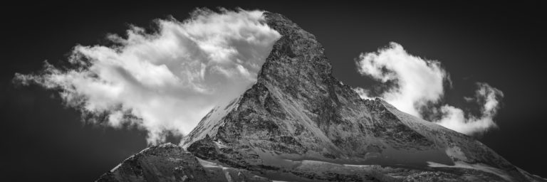 Mont Cervin Panoramic photo prints - Moutain image of Swiss alps panorama -