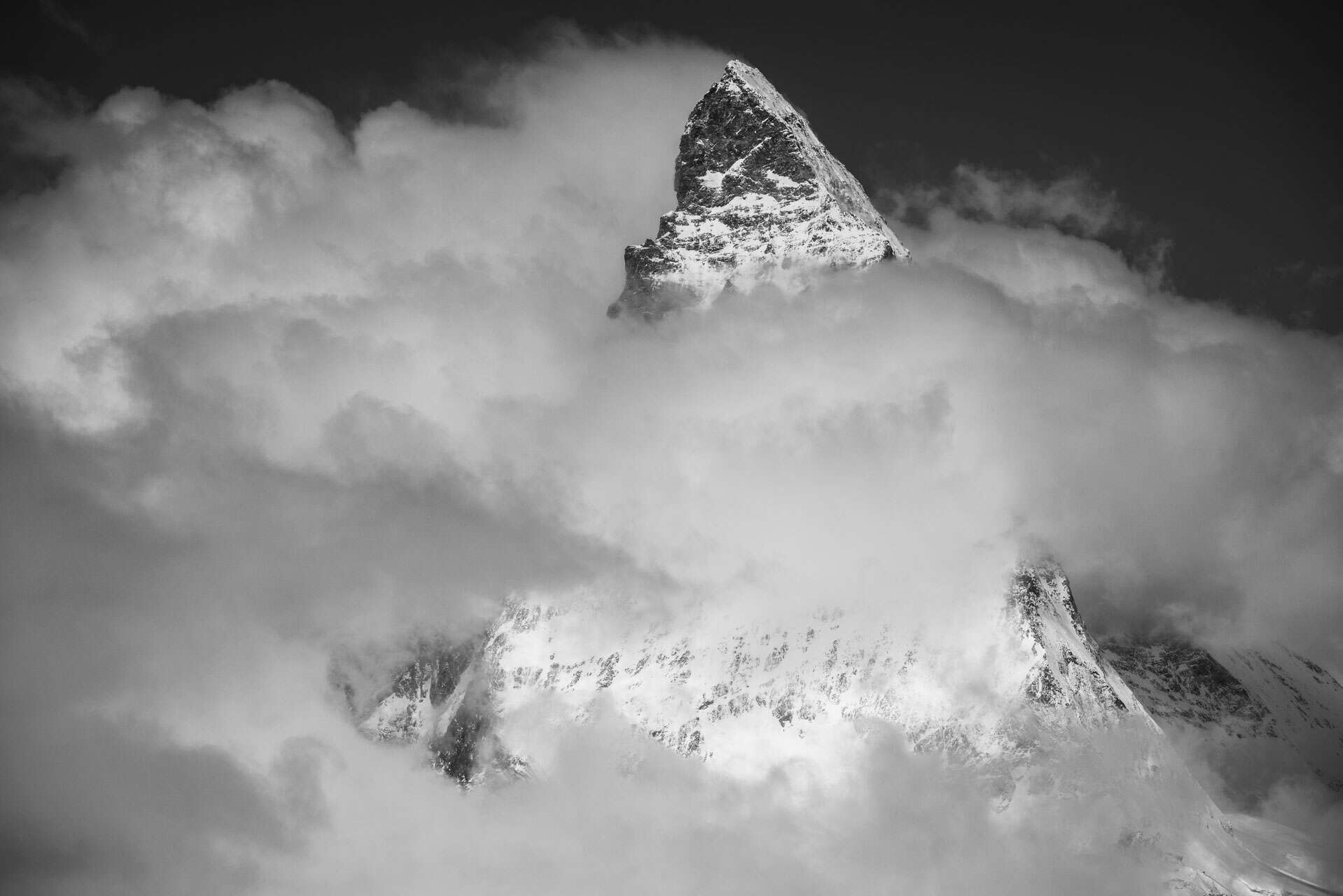 Photo Montagne Cervin Alpes vu depuis le Gornergratt