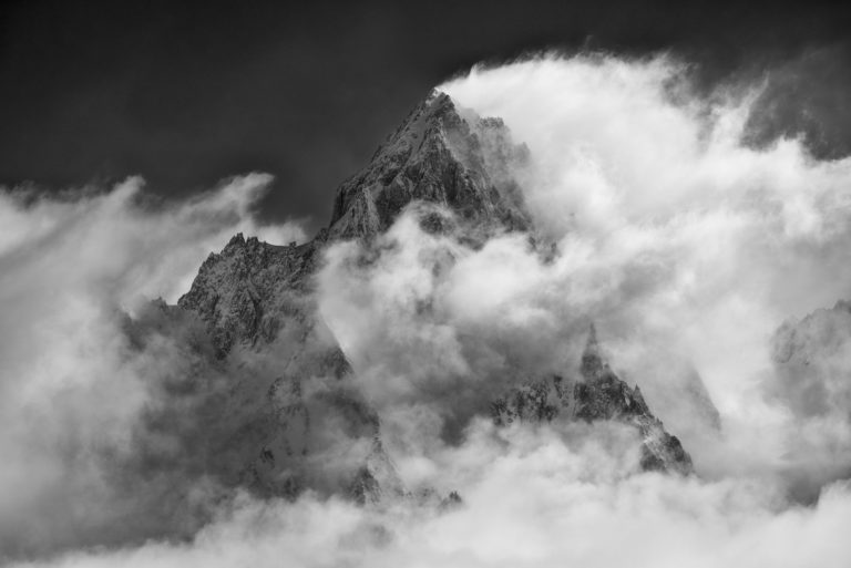 Foto Mont-Blanc-Massiv -Foto vom Mont Blanc - Aiguille du Chardonnet