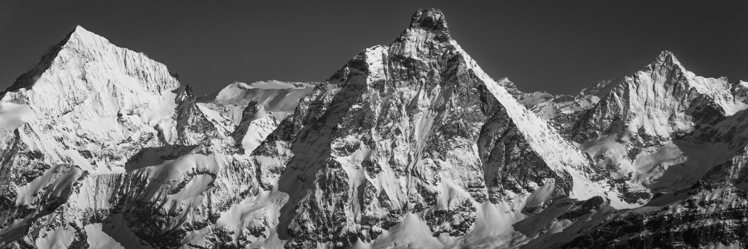 Panoramique Mont Cervin - Photo montagne dent blanche Obergabel