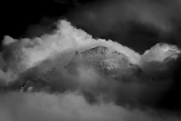 Val d&#039;hérens - Bergfoto dent d&#039;Hérens