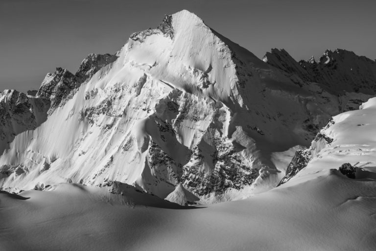 Val d hérens - Dent d'Hérens - image de montagne- Vue du Theodulpass