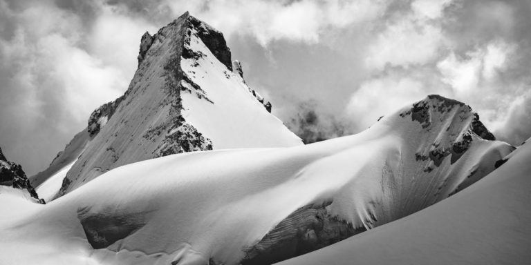 Val d hérens - Dent d'Hérens - Image montagne hiver