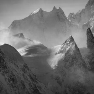 La dent du Géant - photos massif du mont blanc - Peuterey et Aiguille blanche de Peuterey