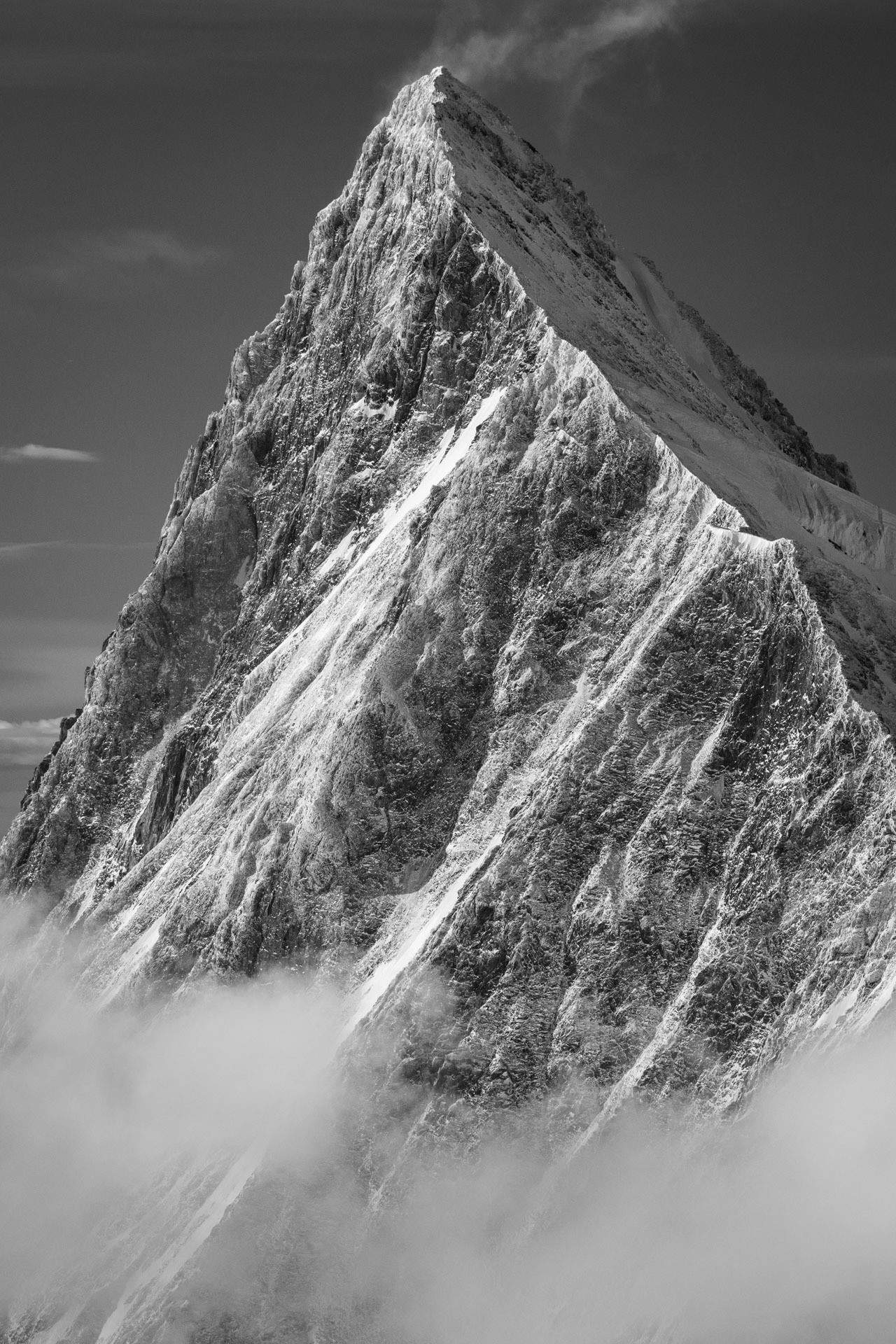 Finsteraarhorn - Encadrement photo sur mesure de l'arrête de la voie normale dans les Alpes Bernoises en Suisses