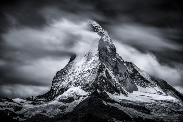 Bild Zermatt Tal Wallis Schweiz - Matterhorn - Frozen peak