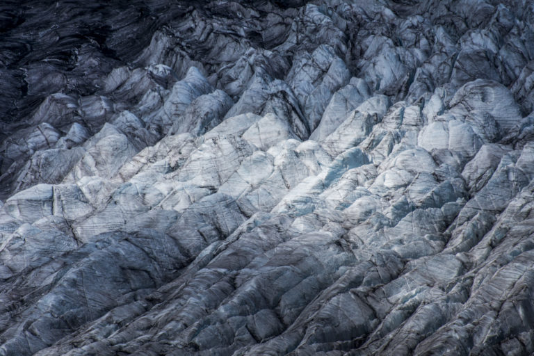 Aletsch Glacier Photo in summer - Alpine Glacier