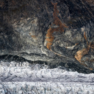 Alpine ice - Gorner Glacier in Zermatt