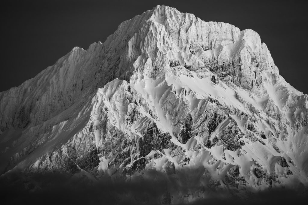 Grand Muveran - Photo de montagne des alpes pour décoration intérieur chalet