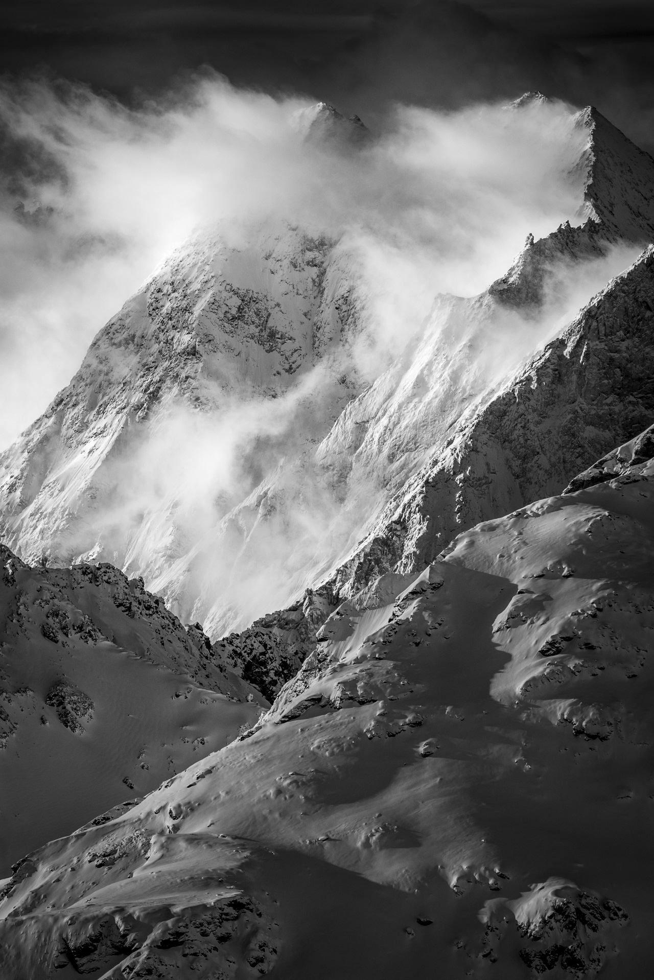 Val d'hérens - sommet des alpes suisses - Grande Dent de Veisivi