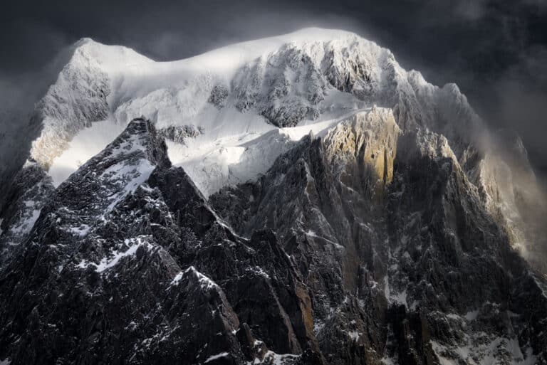 Massifs du Mont Blanc - Photo de neige en montagne