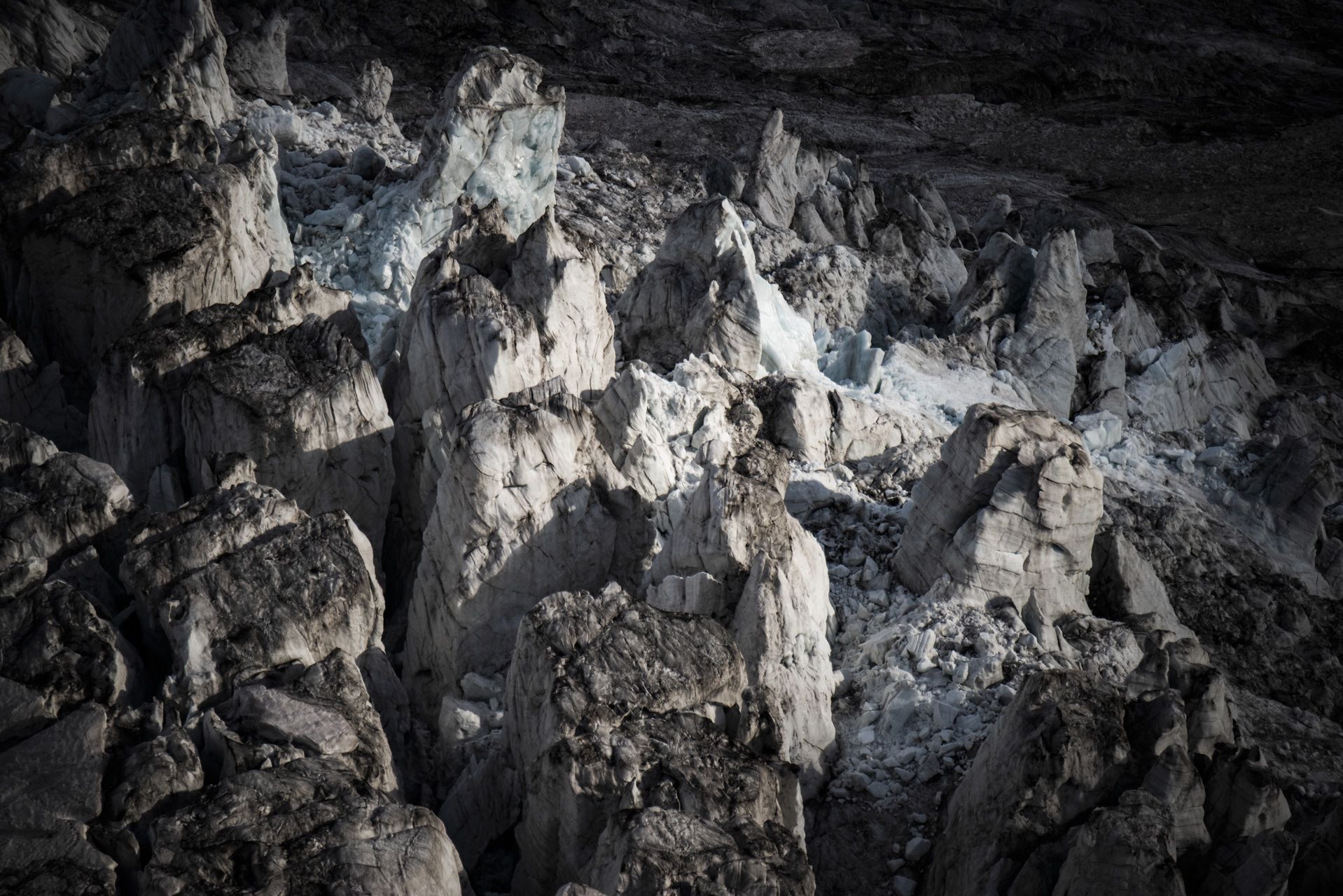 Glaciers des 2 alpes - photo de montagne - Hohlichtglestscher côté Zermatt