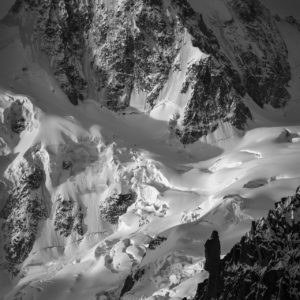 Mont Blanc mountain photo - Le Guardien - Calotte Rochefort