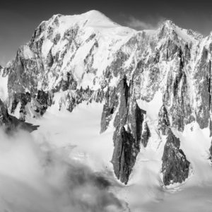 mont blanc summit panorama