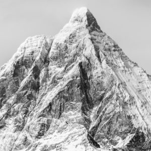 The Matterhorn - black and white mountains - Mont Cervin