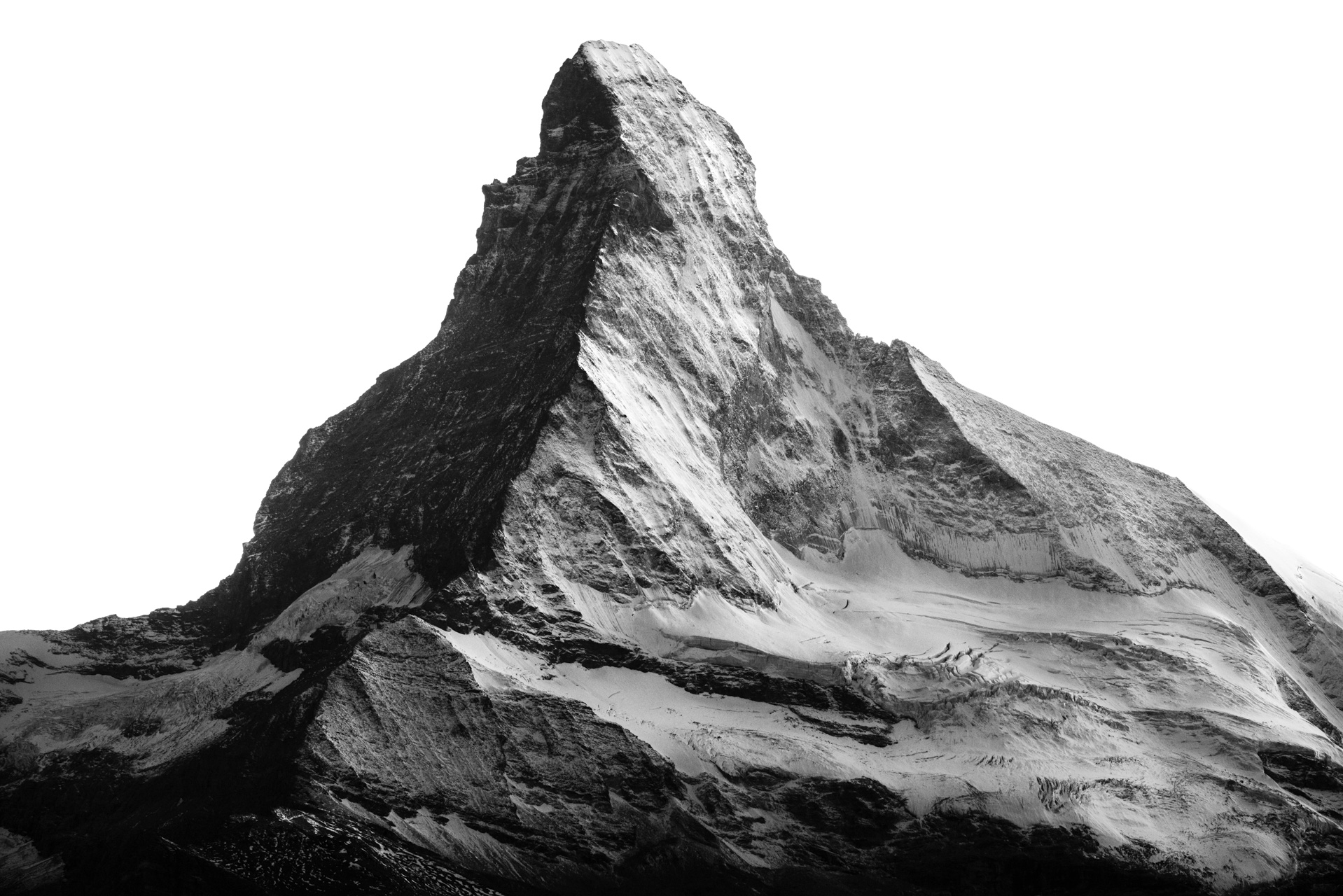 Le mont Cervin Suisse dans les Alpes - Matterhorn depuis le Mattertal