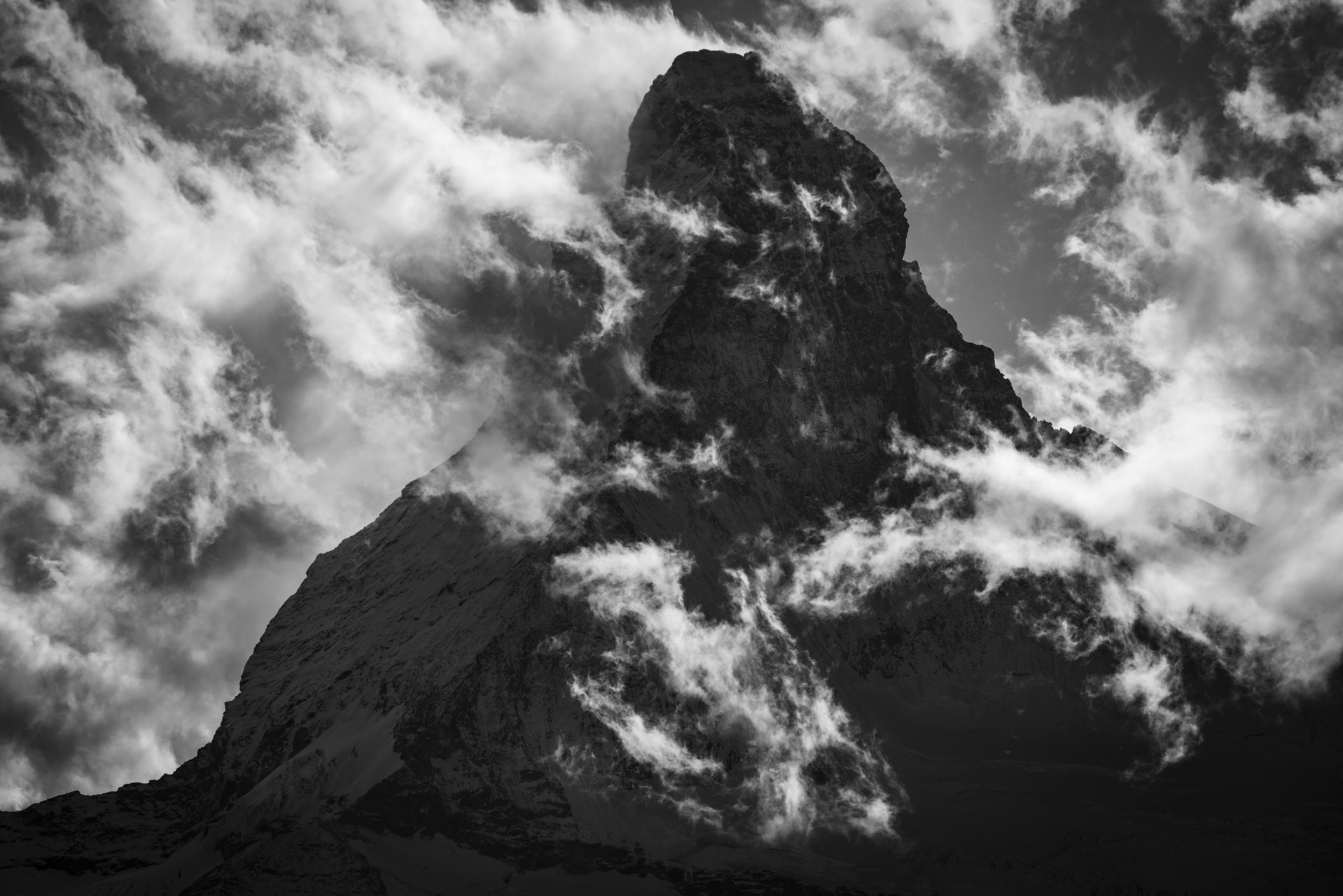 Image Cervin - Image montagne - Matterhorn photos vu du Matterall