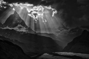 The Matterhorn Schweizer Matterhorn vom Gornergletscher aus