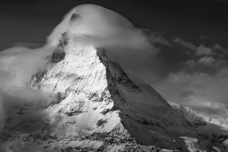 The Matterhorn - Zermatt in swiss mountains seen from Zermatt