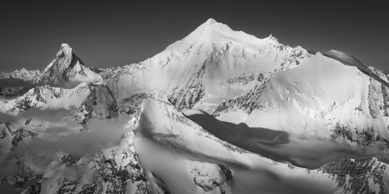 Weisshorn - Swiss Alps peaks- Moutain images- Zermatt valley