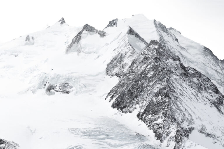 Summit of the Swiss Alps and Swiss Mountain Massif - Dom des Mischabels, Saas-Fee and Zermatt