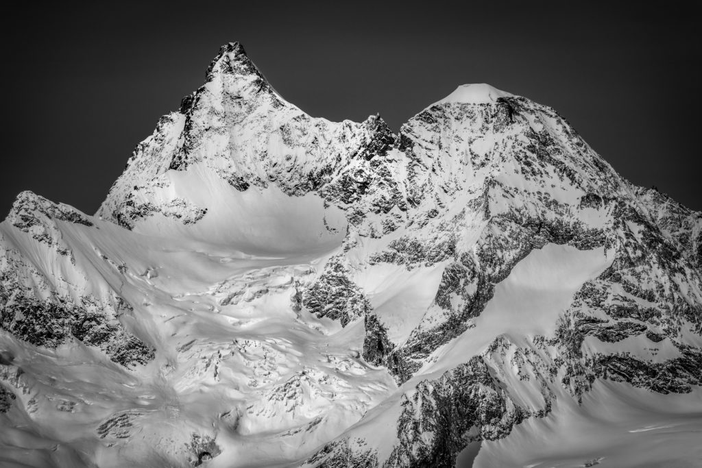 images montagnes Valais Suisse Zermatt - Obergabelhorn Wellenkupe