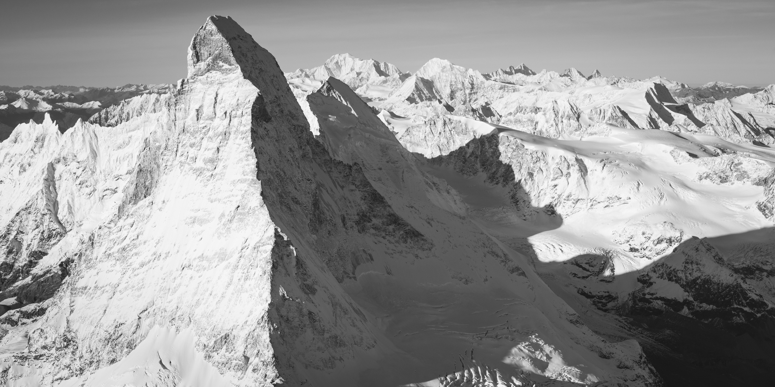 montagne panorama matterhorn - vue panoramique montagne Alpes Suisses