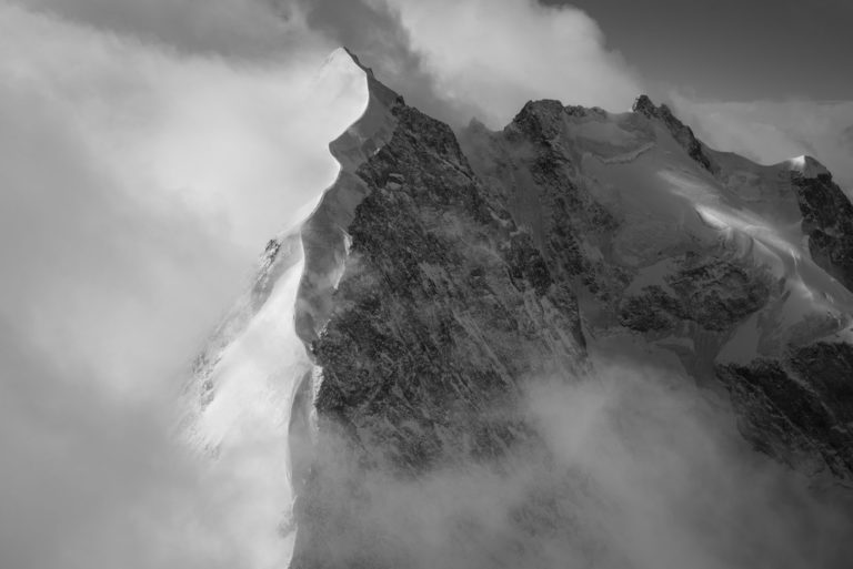 engadine mountains- aerial view of mountains