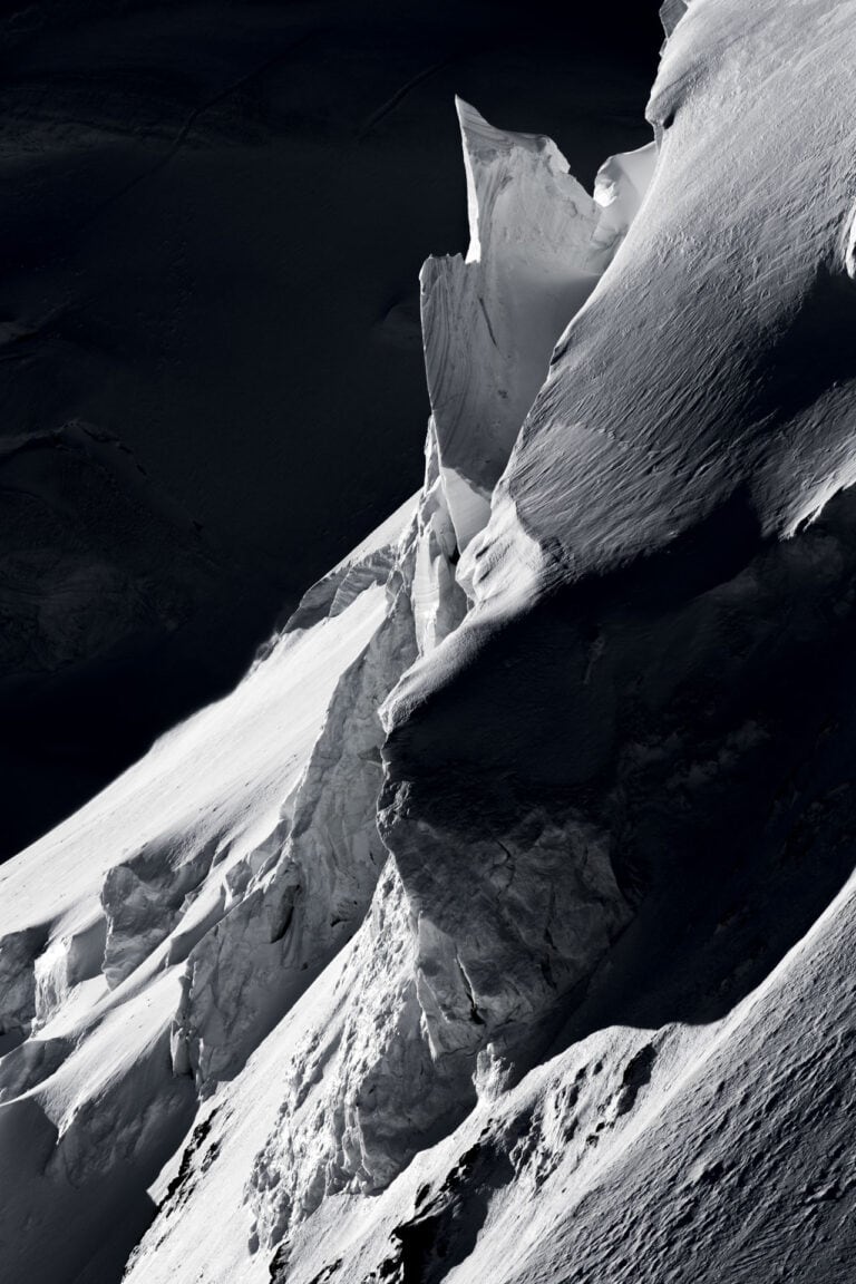 Foto Gletscher in den Alpen - Serac von Castor - Ascencion von Polux