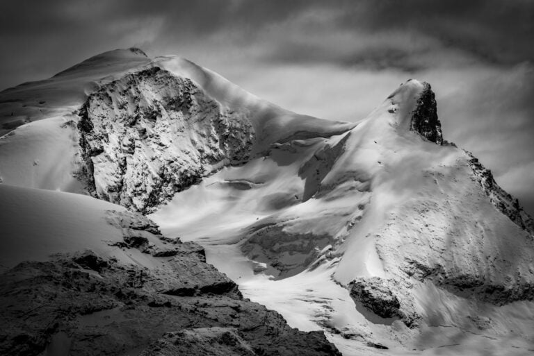 Zermatt - mountain photo print - Strahlhorn & Adlerhorn