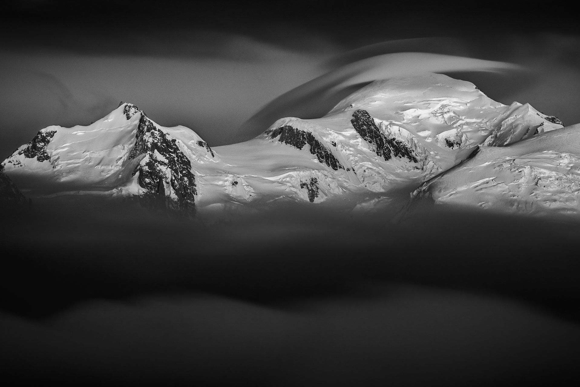 Massifs du Mont-Blanc -photo du mont blanc-Chamonix