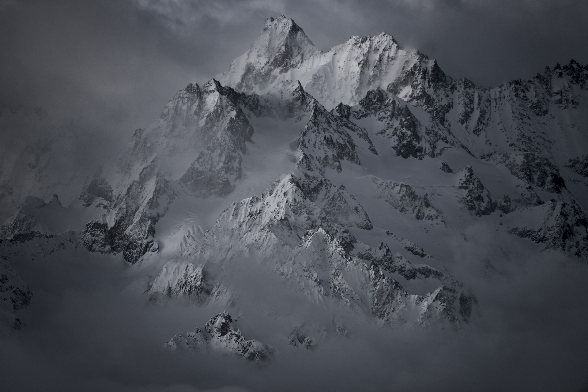 Val de Bagne - photo paysage de montagne Tour Noir - Aiguille de l'A Neuve
