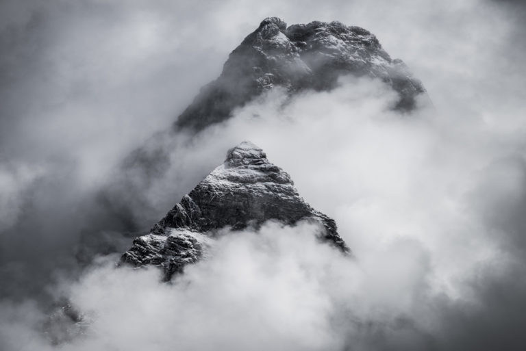 Mont Cervin - Photo mont cervin Matterhorn - Tyndall vu de Valtournenche