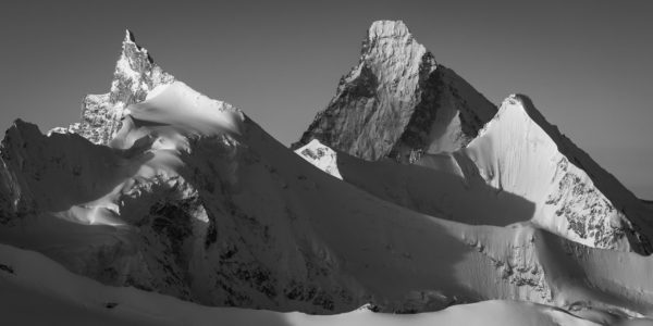 Bergfoto - Alpen Foto - Bergbild - Bergkunst Foto - Schweizer Alpen Val d'Anniviers