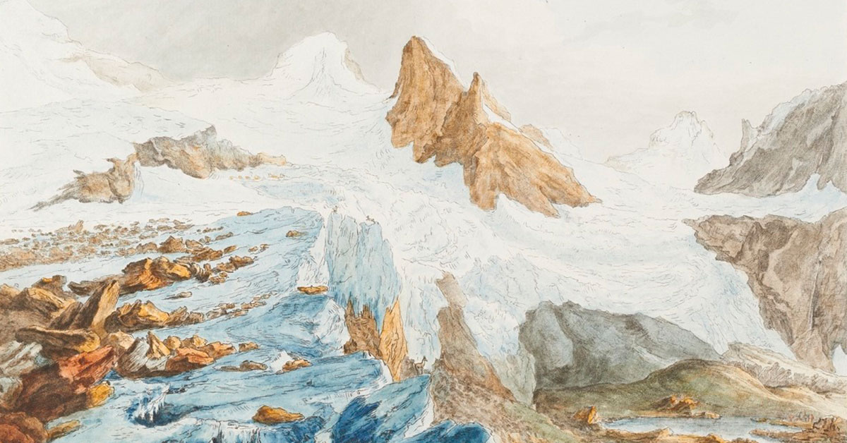 CASPAR WOLF : one of the first artists to paint the Alps