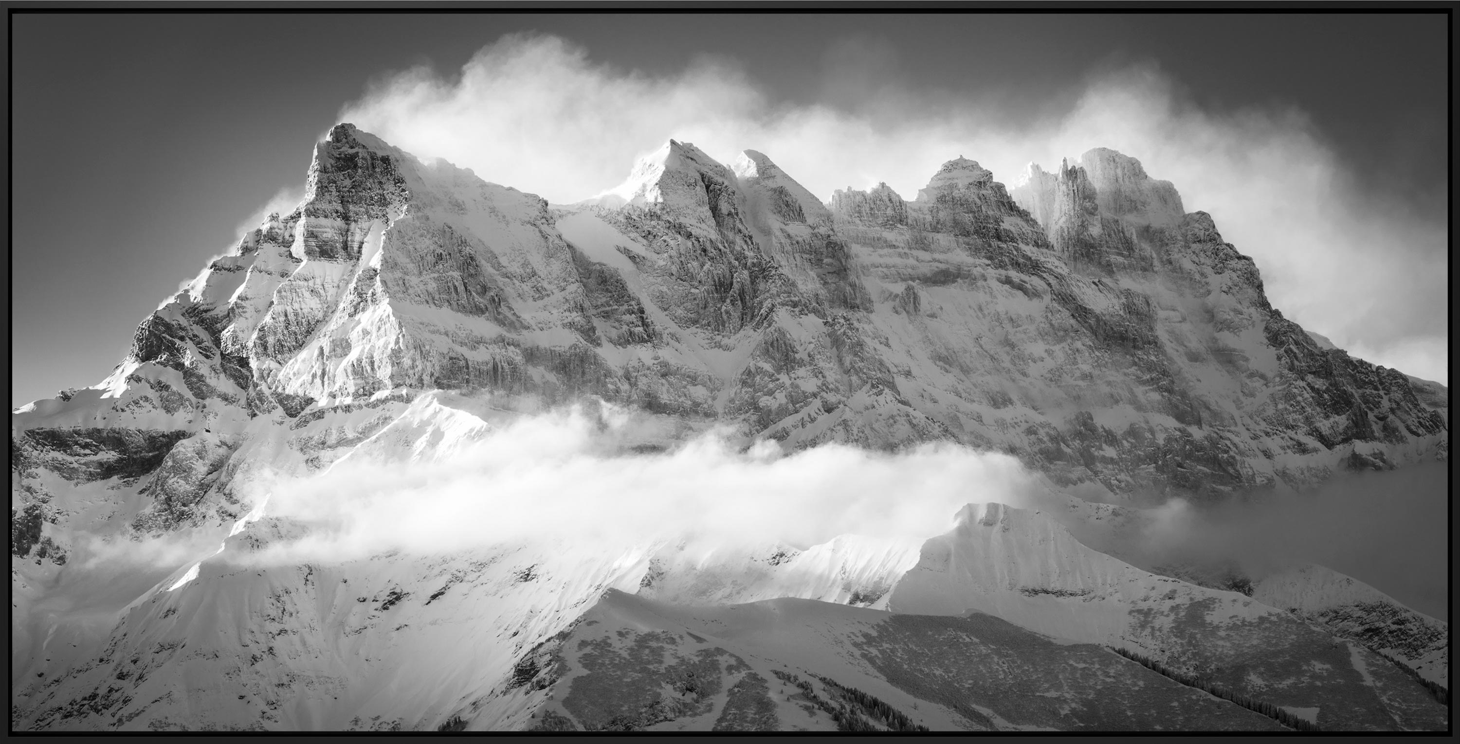 photo montagne alpes - dents du midi - photo de montagnes -